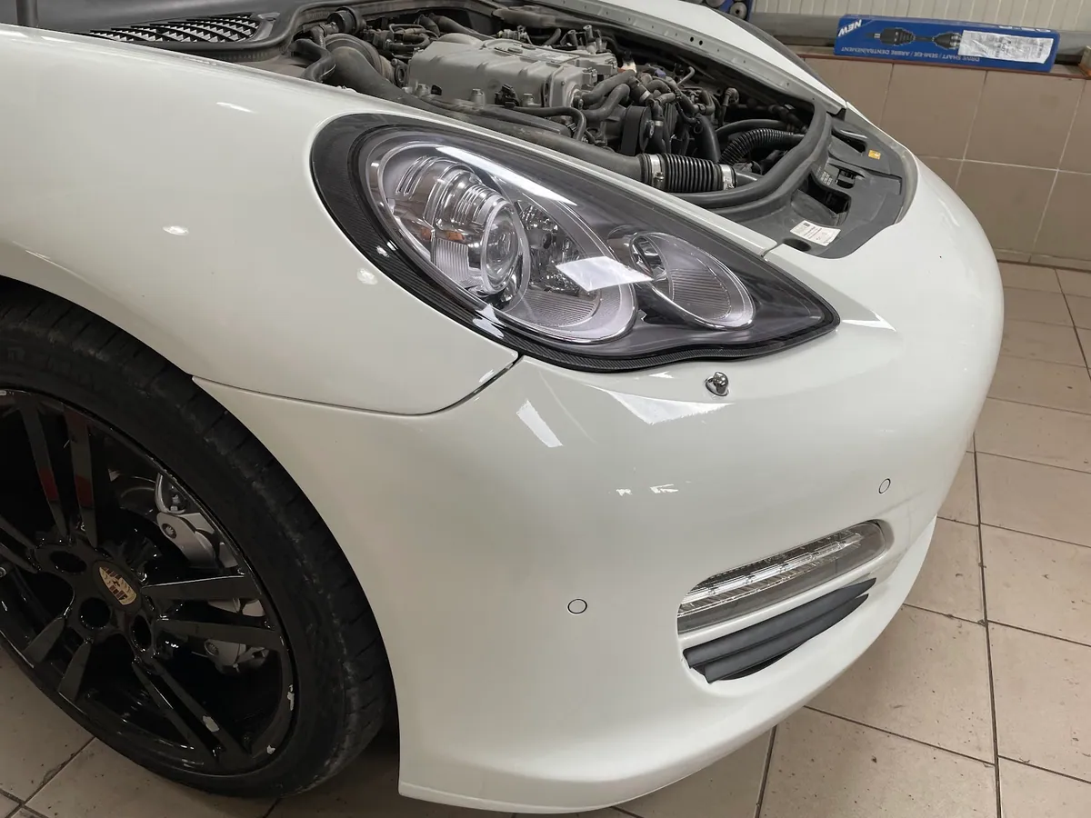 Porsche Panamera 3.0 TFSI al lui Bogdan la repararea sistemului de răcire · 1