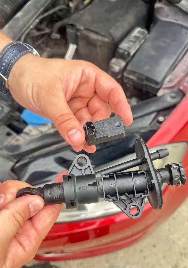 Automobilul lui Victor după repararea acționării ambreiajului
