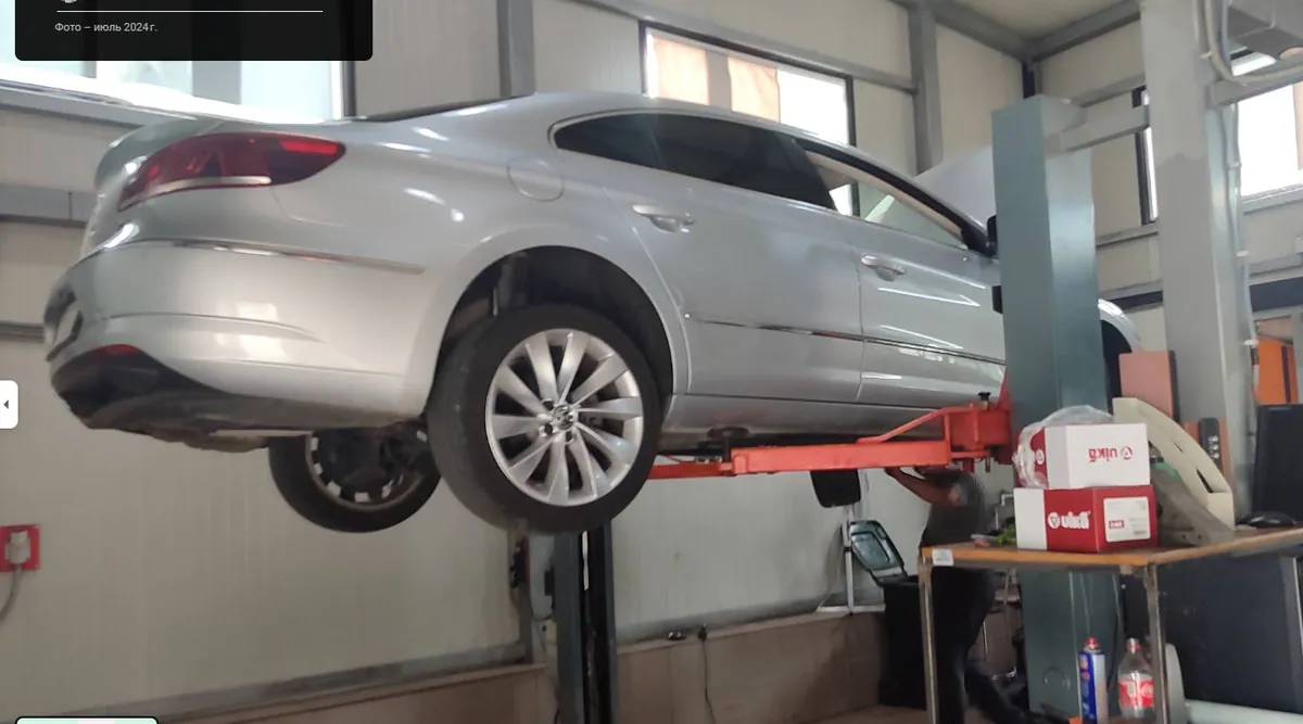 VW CC al lui Andrei după diagnoză și înlocuirea senzorului ABS